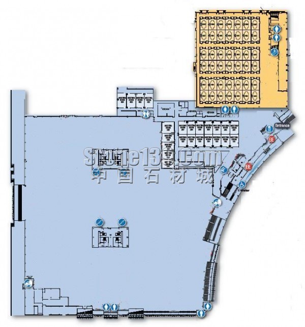 拉斯维加斯会议中心展会分布图