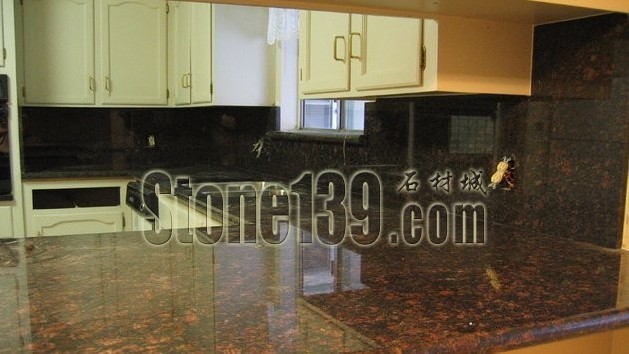 花岗岩厨房台面板装饰效果