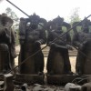 四大天王雕塑 仿古人物雕像