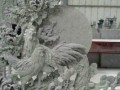 宝盛芝麻黑花岗岩表面浮雕 磨光效果图系列之三