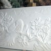 雪花白大理石浮雕，白色大理石雕刻，白色大理石造型