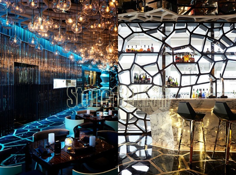 香港OZONE酒吧石材装饰应用欣赏（多图）