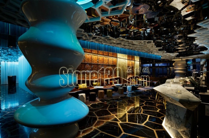 香港OZONE酒吧石材装饰应用欣赏（多图）