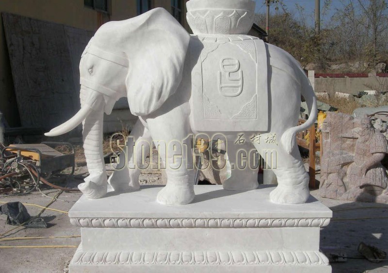 石雕大象介绍及装饰应用中该如何摆放