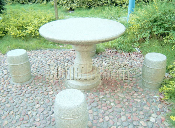 花岗岩石桌椅(雕刻)欣赏