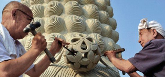陕西绥德石狮雕刻-中国民间文化的典型体现