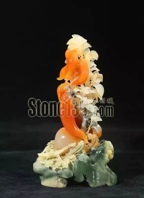 石材雕刻的瓜果蔬菜（精品图）