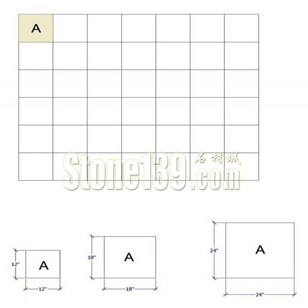 石材薄板铺地的十四种拼贴方法