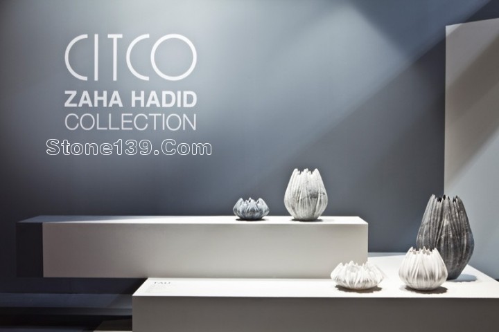 Zaha Hadid设计的创意大理石花瓶The Tau Vase