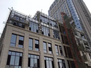 在建工地外墙石材干挂施工图