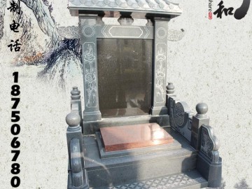 福建厂家直销 定制墓碑 山西黑石雕墓碑 简单素雅 传统雕刻