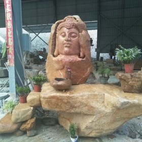 佛像雕刻 园林石雕景观台