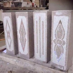 石井花岗岩方形柱雕刻加工