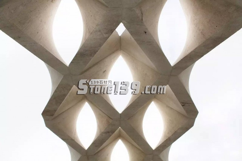 用(意大利)原石打造的拱形石材抛物线拱形预制结构