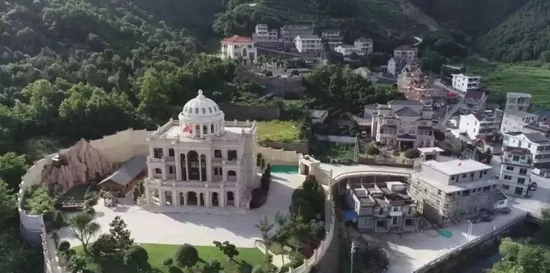 浙江温州全石材别墅造价上亿，却因违建被拆除