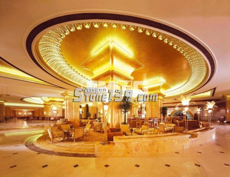环球石材五星级酒店大堂案例 | 七种风格七种美！