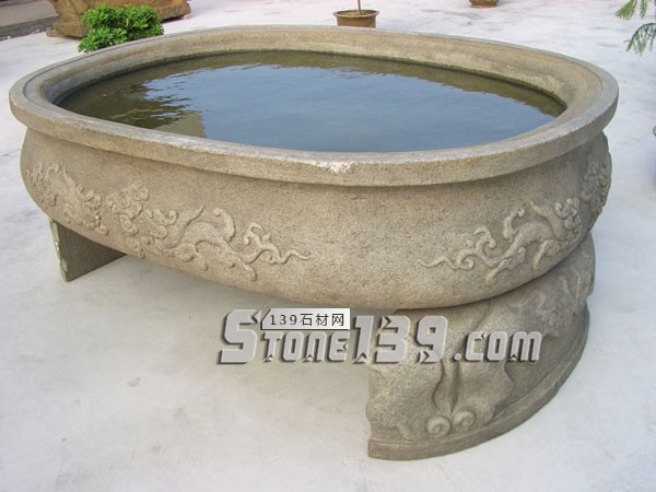 石材雕刻鱼缸