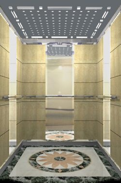 电梯大理石地板轿厢石材地面拼花欣赏