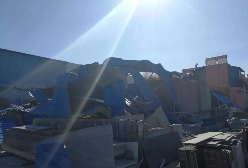 山东青岛市城阳区石材加工厂违建全部拆除