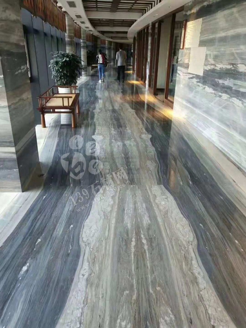意大利蓝金沙大理石装饰案例