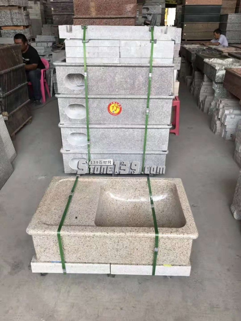 花岗岩洗衣池批发 石材一体洗衣池