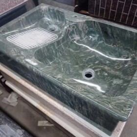 绿色石材一体洗衣池 XYC-058