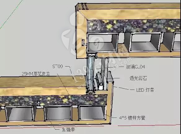 石材旋转楼梯踏步开裂和踏步反光问题