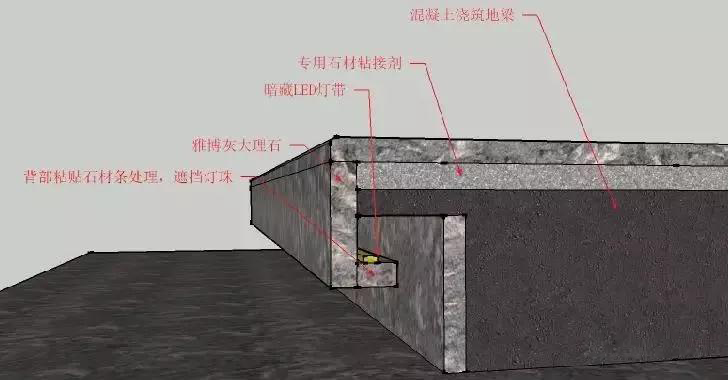 石材旋转楼梯踏步开裂和踏步反光问题