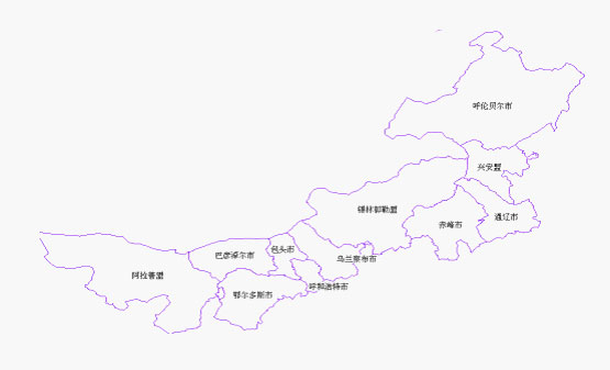 内蒙古地图