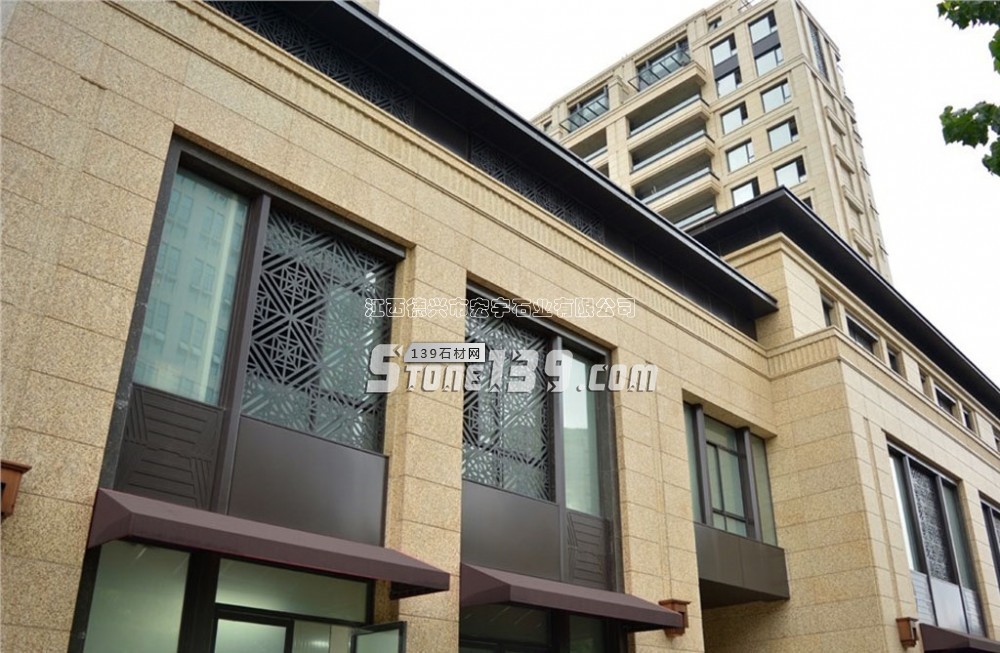 江西新卡麦石材外墙干挂应用案例