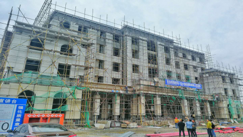 贵州巨鼎石材工程 | 思南县人民银行建设项目施工现场