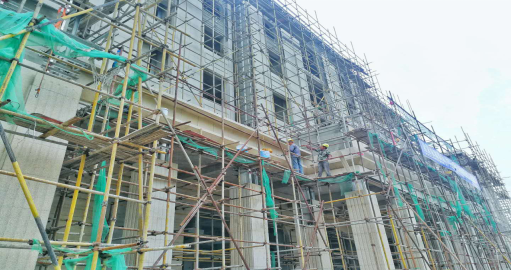 贵州巨鼎石材工程 | 思南县人民银行建设项目施工现场