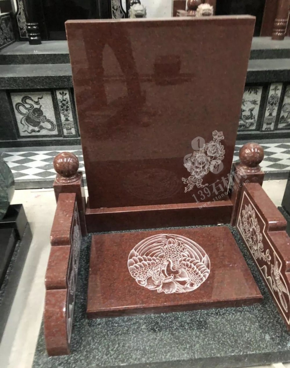 重庆墓碑石加工 中式墓碑