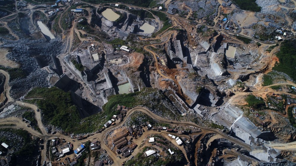 福建吴田山矿区长泰全面关停石材加工企业后发生的变化，曾经辉煌的654不复存在！
