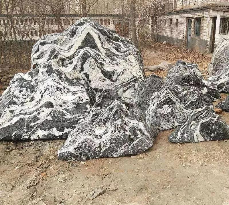 河北浪淘沙-“惊涛拍岸”雪浪石 景观石市场畅销的材料