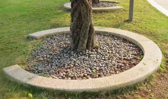花岗岩石材树池园艺环境石应用案例欣赏