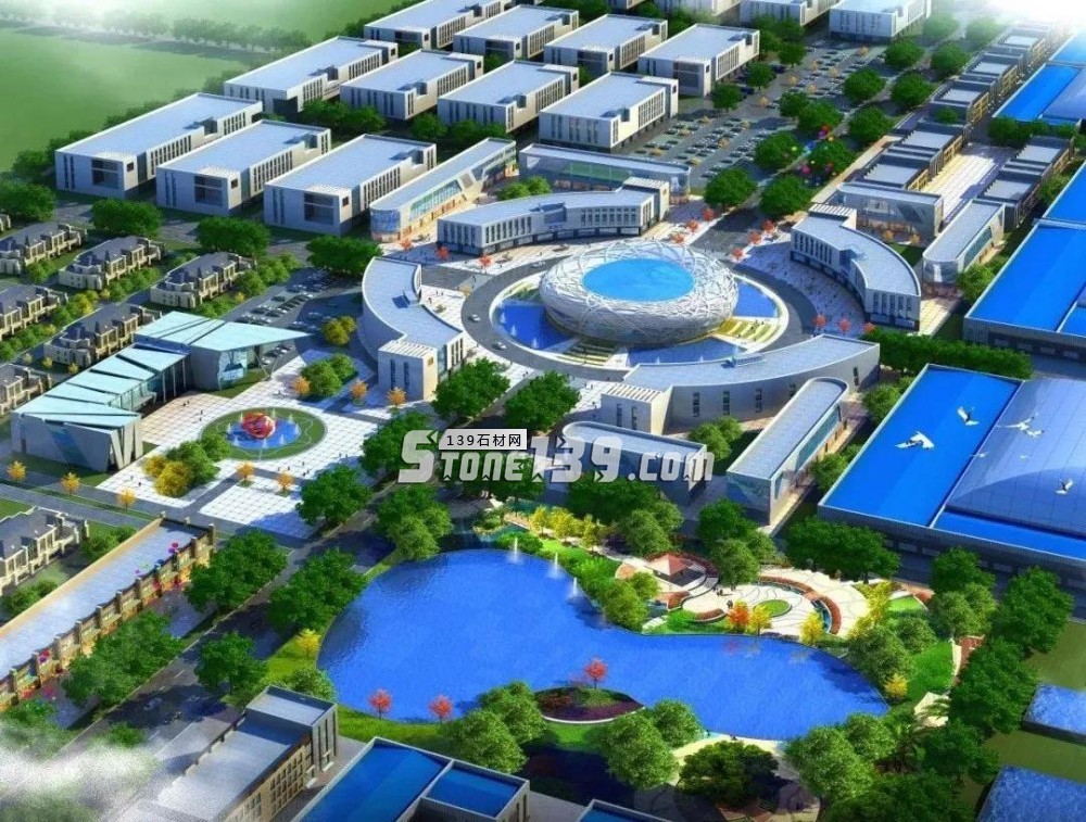 河北灵寿县石材产业区，总投资10亿元