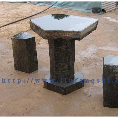 六方石-玄武岩-蒙古黑-石桌石椅