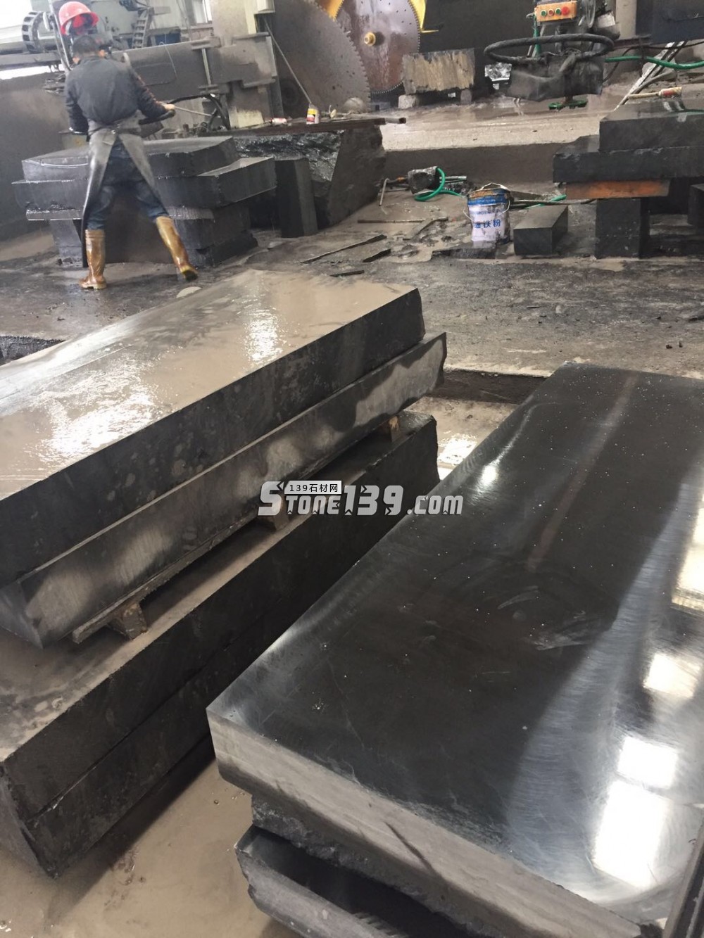 吴高波到桐梓县北部乡镇调研石材产业发展，附贵州新品中国黑欣赏！