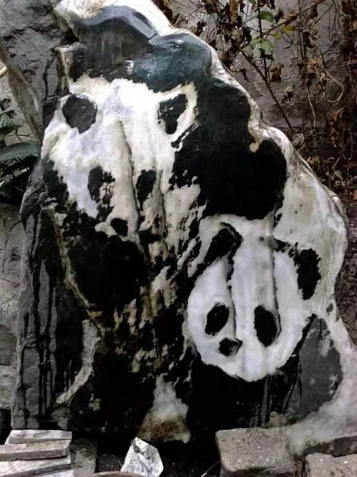 国宝级石材熊猫白大理石