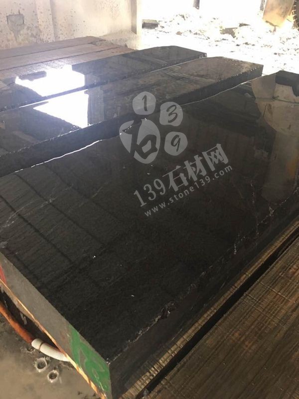【鸿福兴石业】新老矿G654#芝麻黑大量荒料成品供应