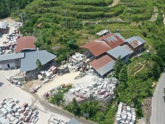泰顺德富石材厂工厂鸟瞰航拍图