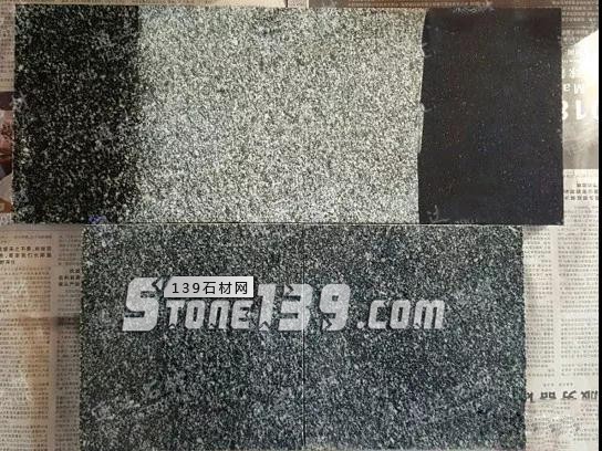 ［实测］芝麻灰石材染色成中国黑（附对比图）