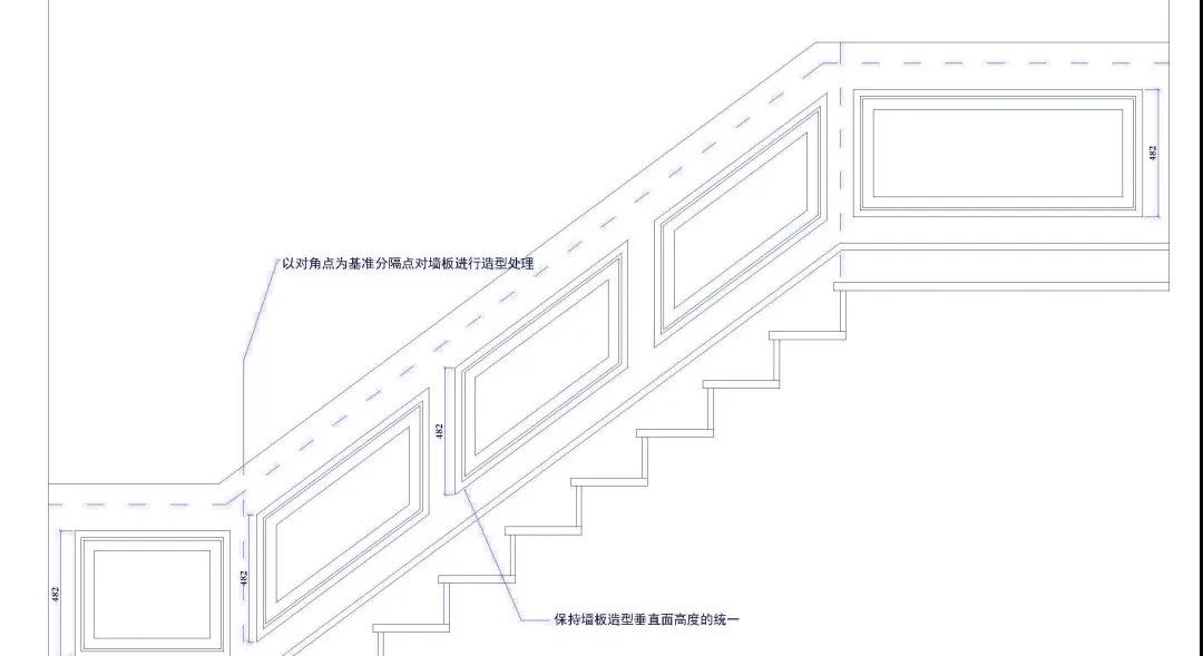 石材装饰知识：大理石楼梯护墙板怎么设计？