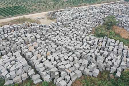 钟山青花岗岩、矿山荒料、工厂