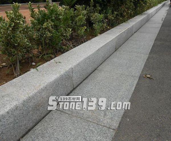 麻城芝麻白花岗岩路边台阶石