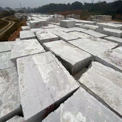 湖南岳阳金点白麻花岗岩大量荒料现货