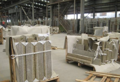 天然石材加工過程