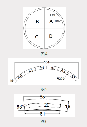 板材粘接法加工石材圆弧板