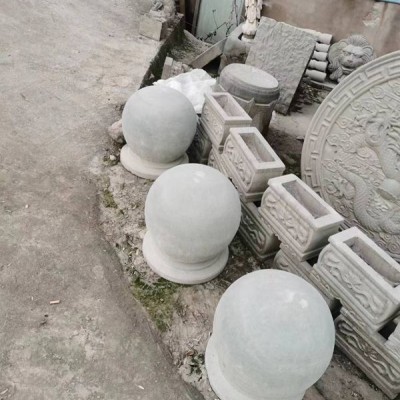 青石異形產品石球 獅子 水槽 雕刻系列